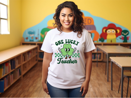 ONE LUCKY TEACHER Unisex T-shirt