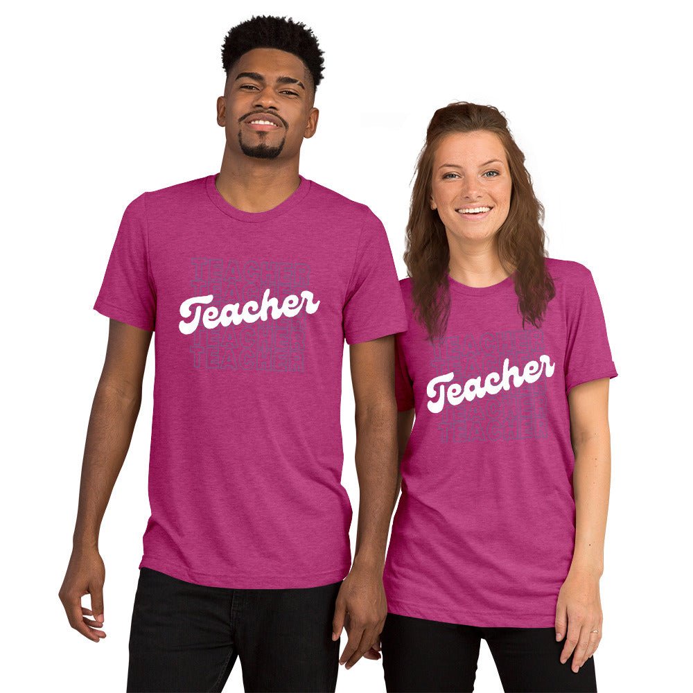 TEACHER Unisex Short Sleeve T-Shirt (TRI-BLEND)