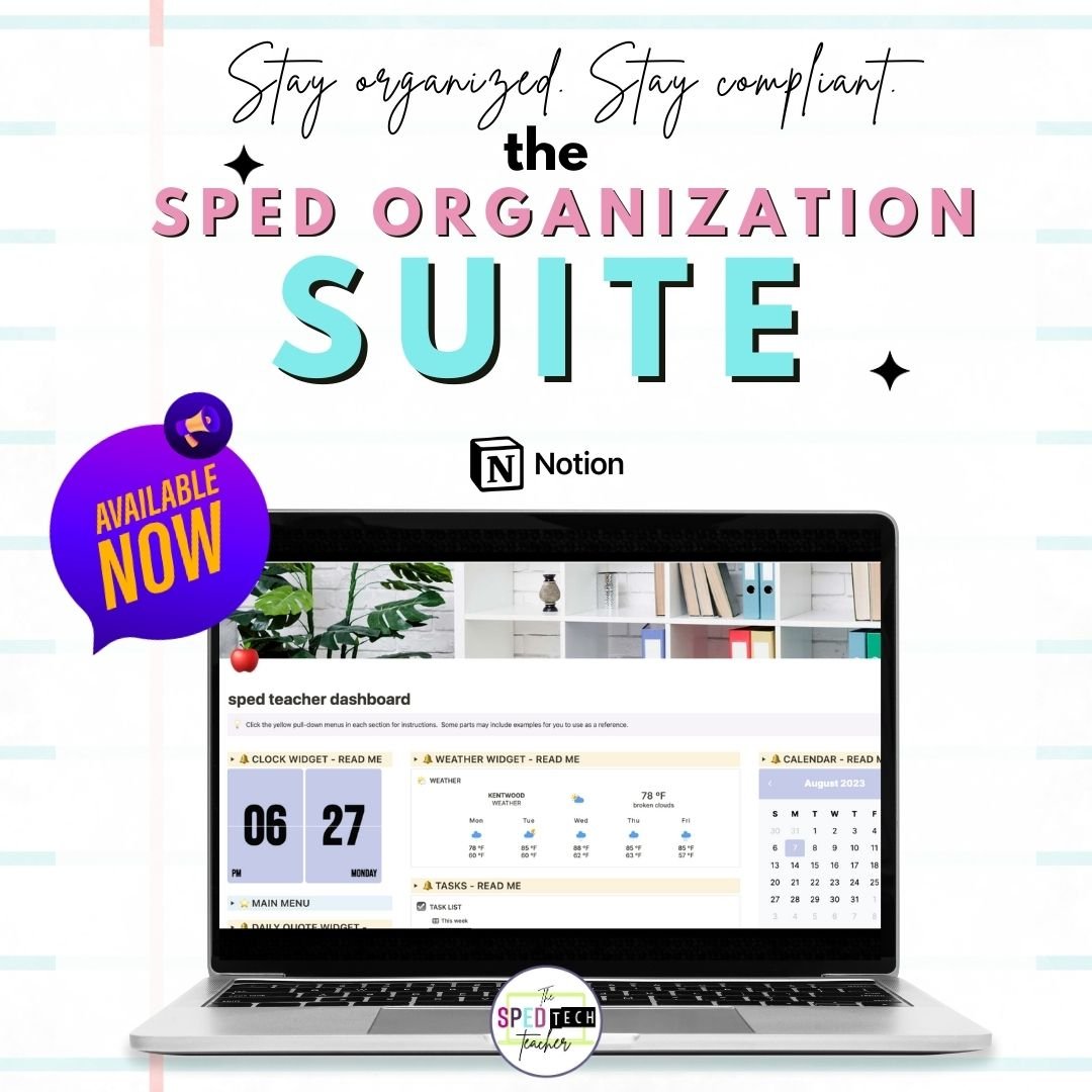 The SpEd Organization Suite