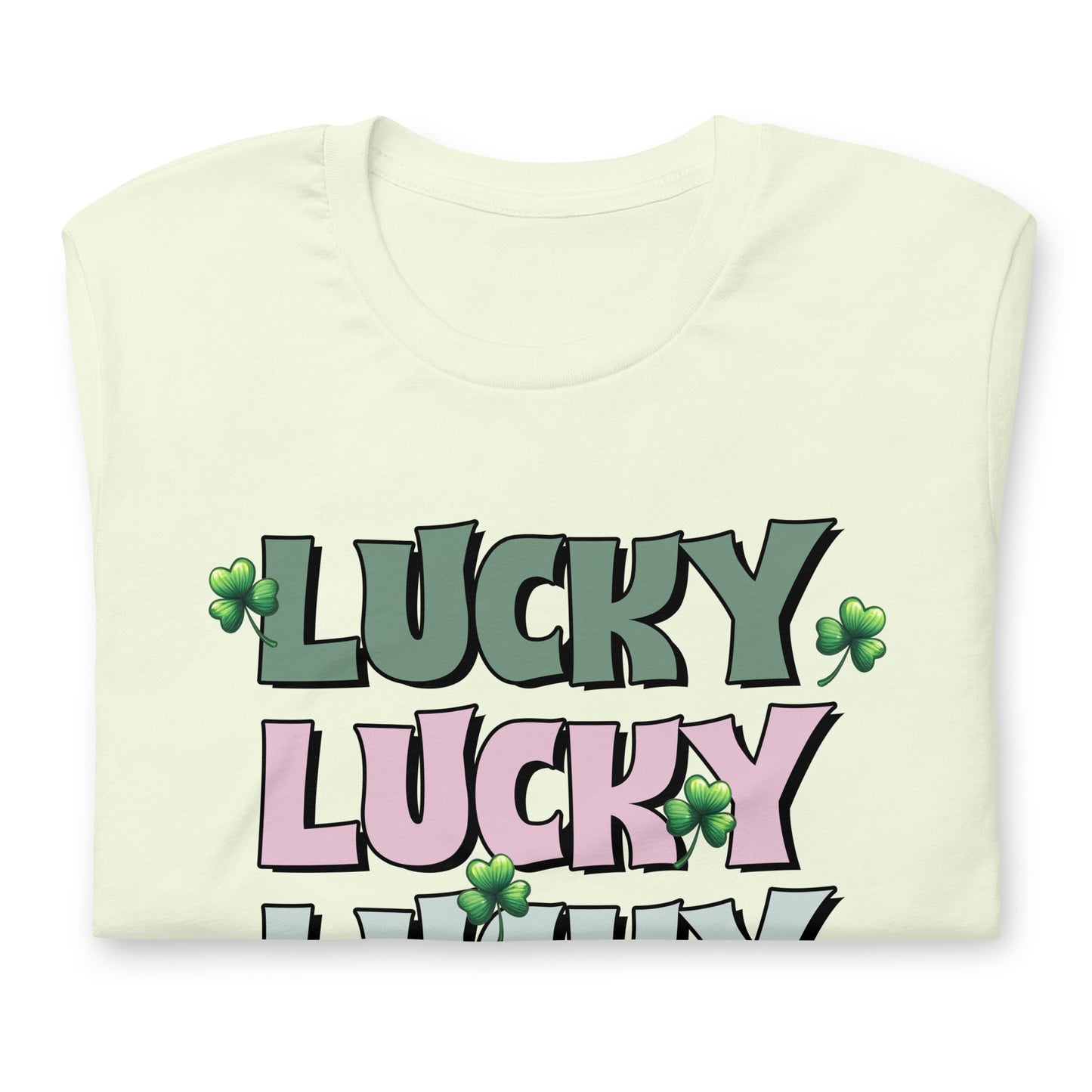 LUCKY LUCKY LUCKY TEACHER Unisex T-shirt