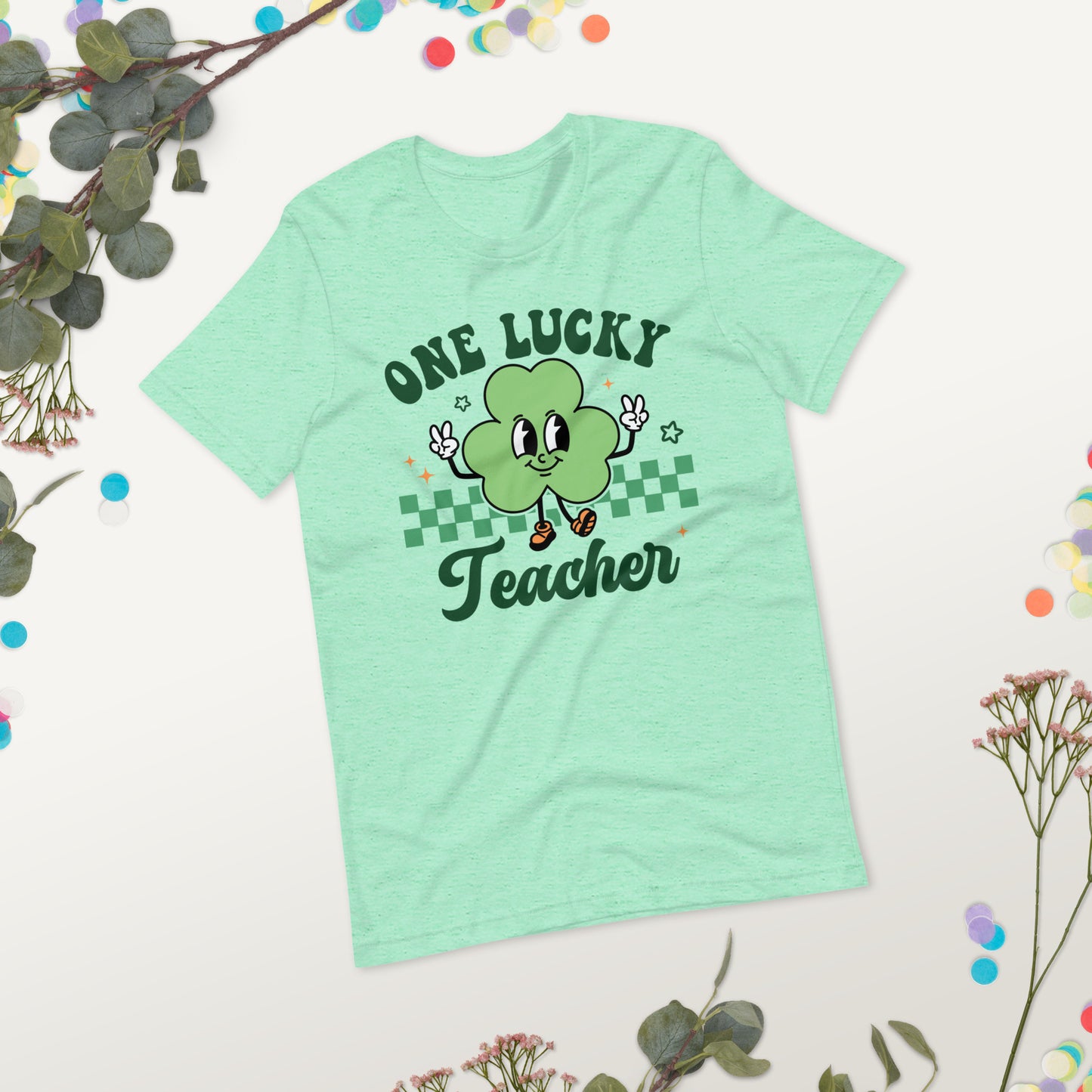 ONE LUCKY TEACHER Unisex T-shirt