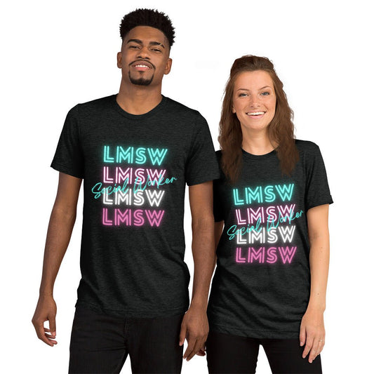 LMSW Unisex Short Sleeve T-Shirt (TRI-BLEND)