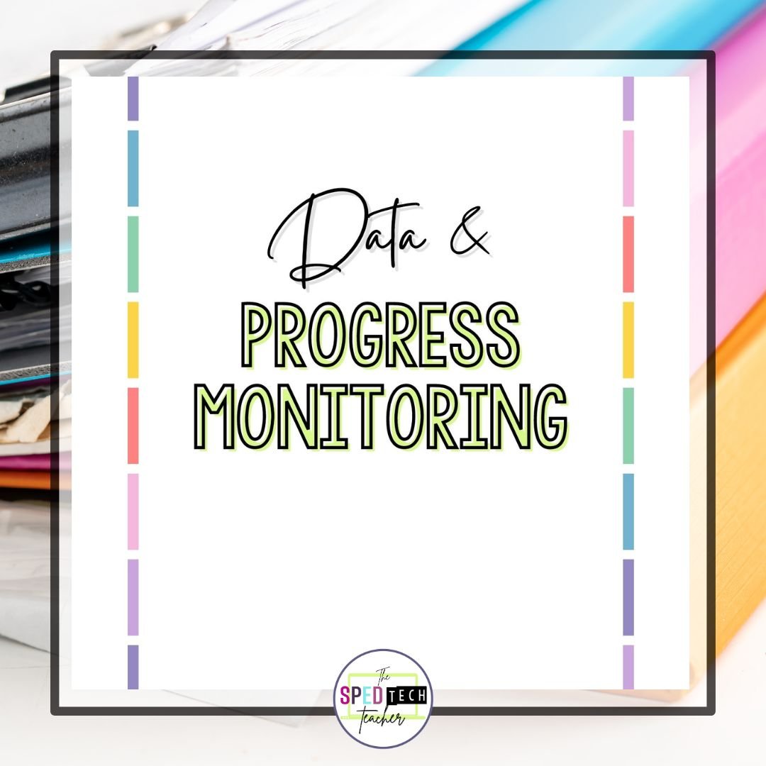 Progress Monitoring Binder Covers (Digital Download)