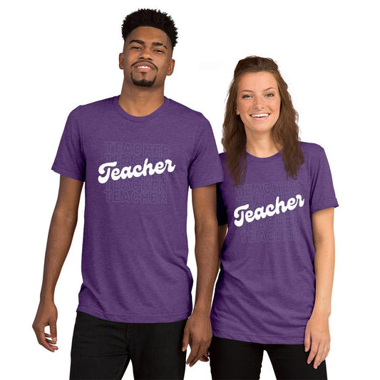 TEACHER Unisex Short Sleeve T-Shirt (TRI-BLEND)